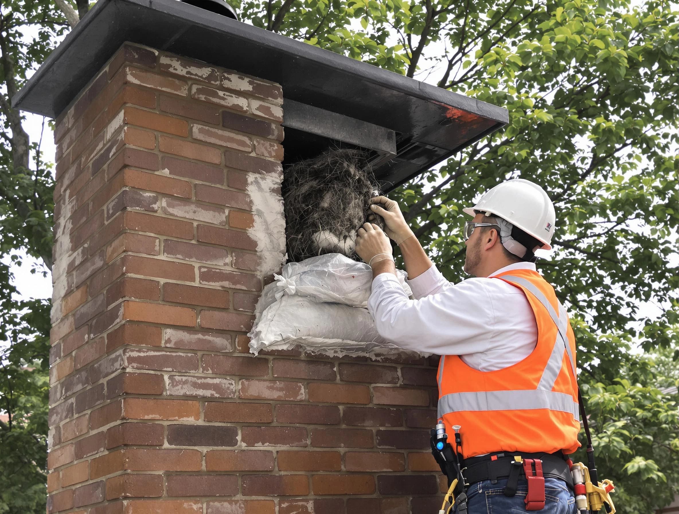 Humane removal of debris and animals by Glendale Chimney Sweep in Glendale, AZ