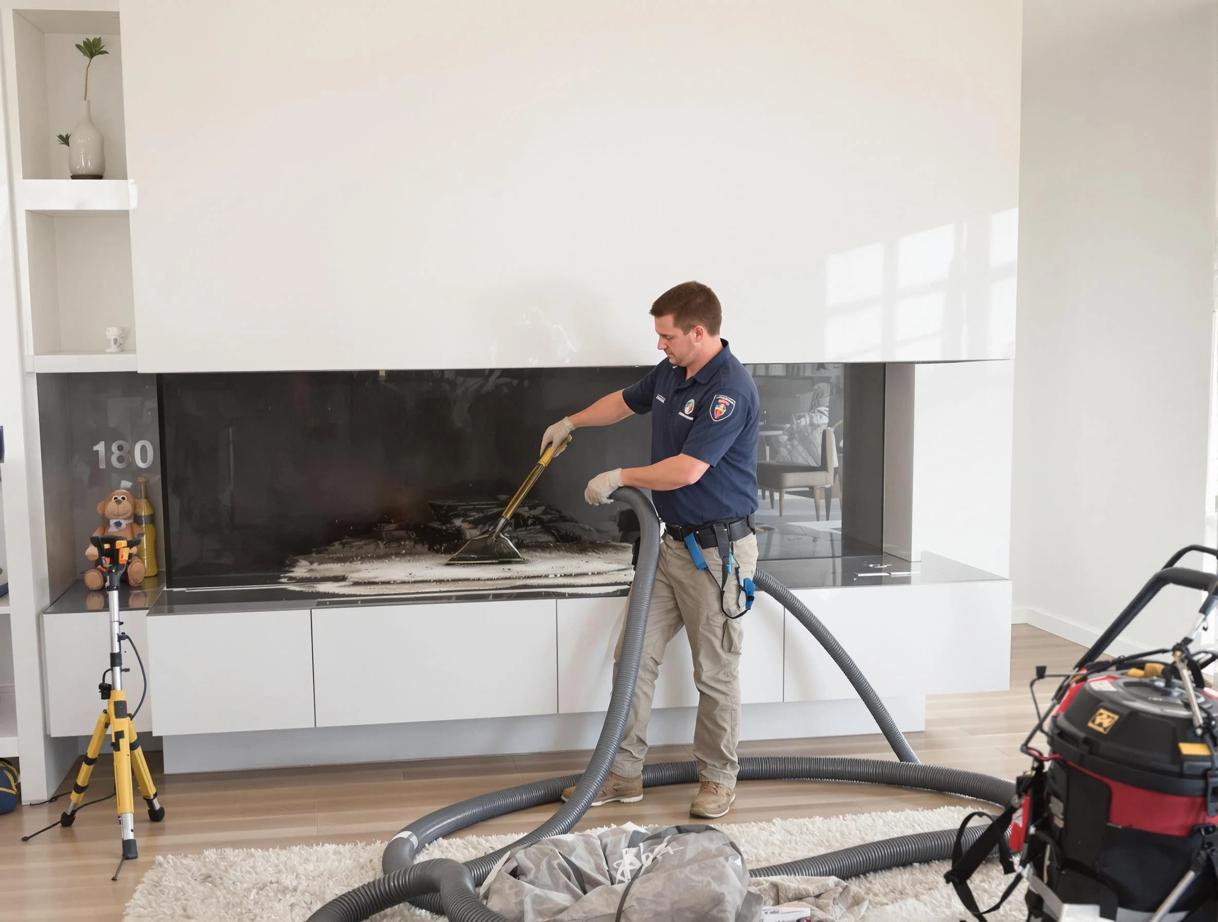 Glendale Chimney Sweep technician providing chimney sweeping services in Glendale, AZ