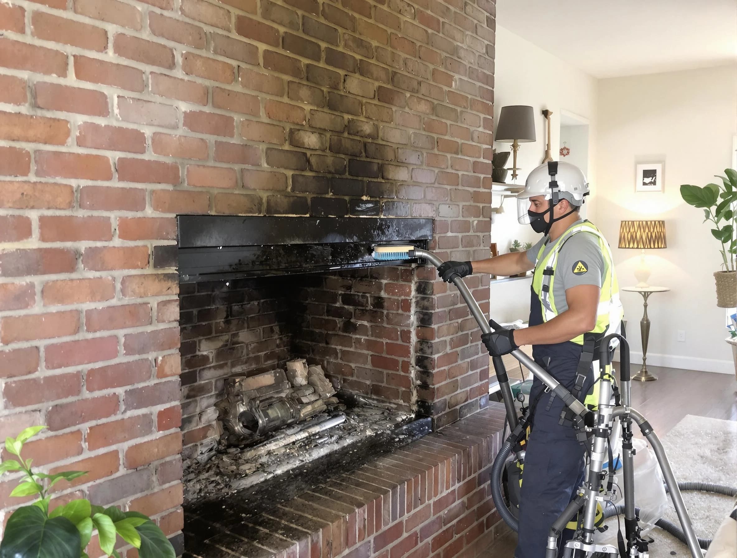 Glendale Chimney Sweep providing fireplace cleaning services in Glendale, AZ