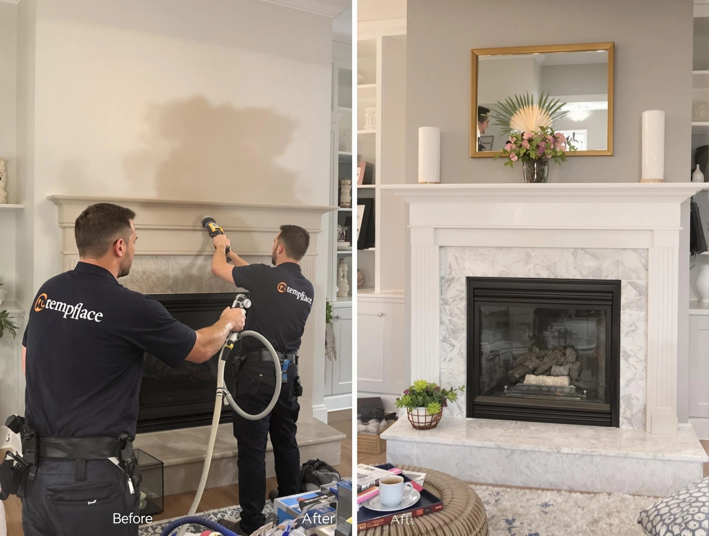 Professional soot removal by Glendale Chimney Sweep team in Glendale, AZ