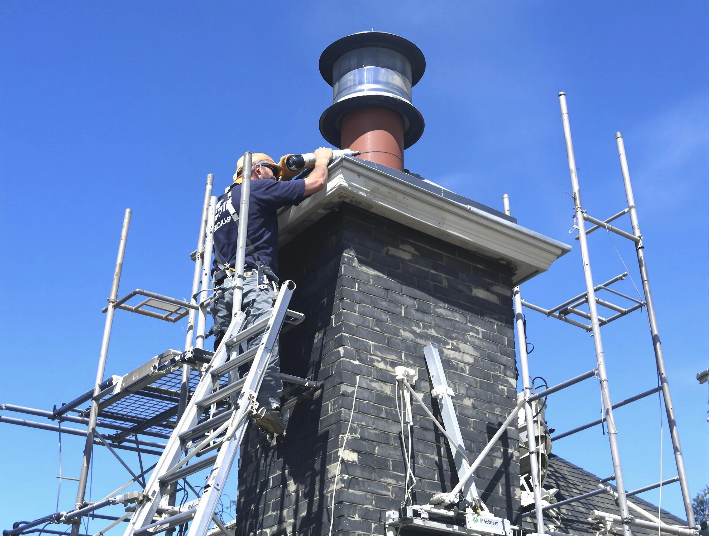 Sturdy chimney crown finished by Glendale Chimney Sweep in Glendale, AZ