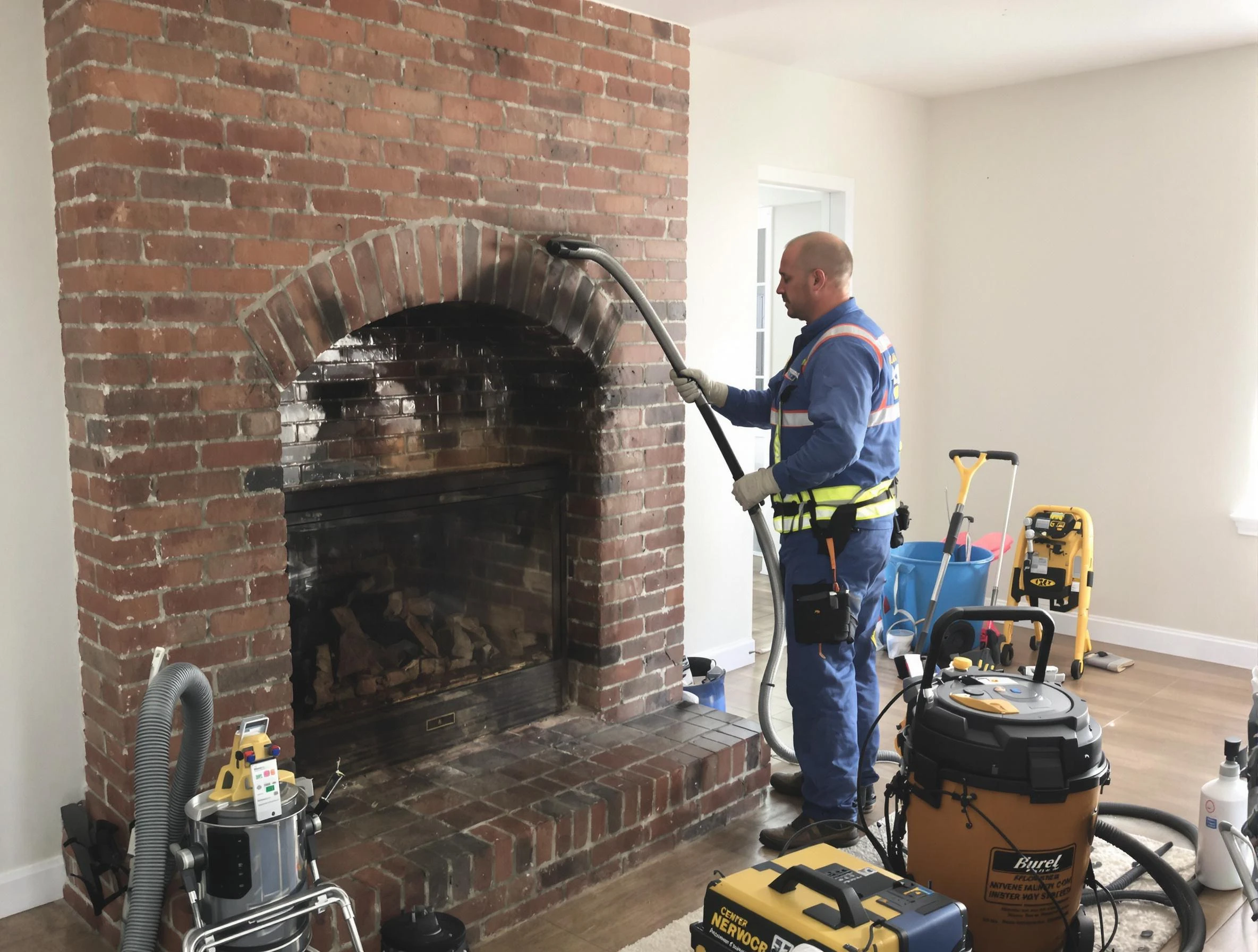 Glendale Chimney Sweep expert performing detailed chimney sweep in Glendale, AZ